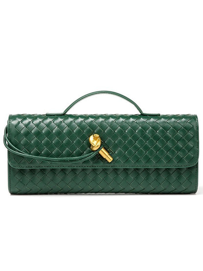Woven Single Shoulder Evening Crossbody Bag