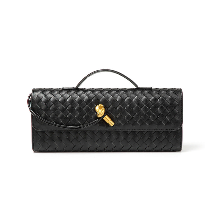 Woven Single Shoulder Evening Crossbody Bag